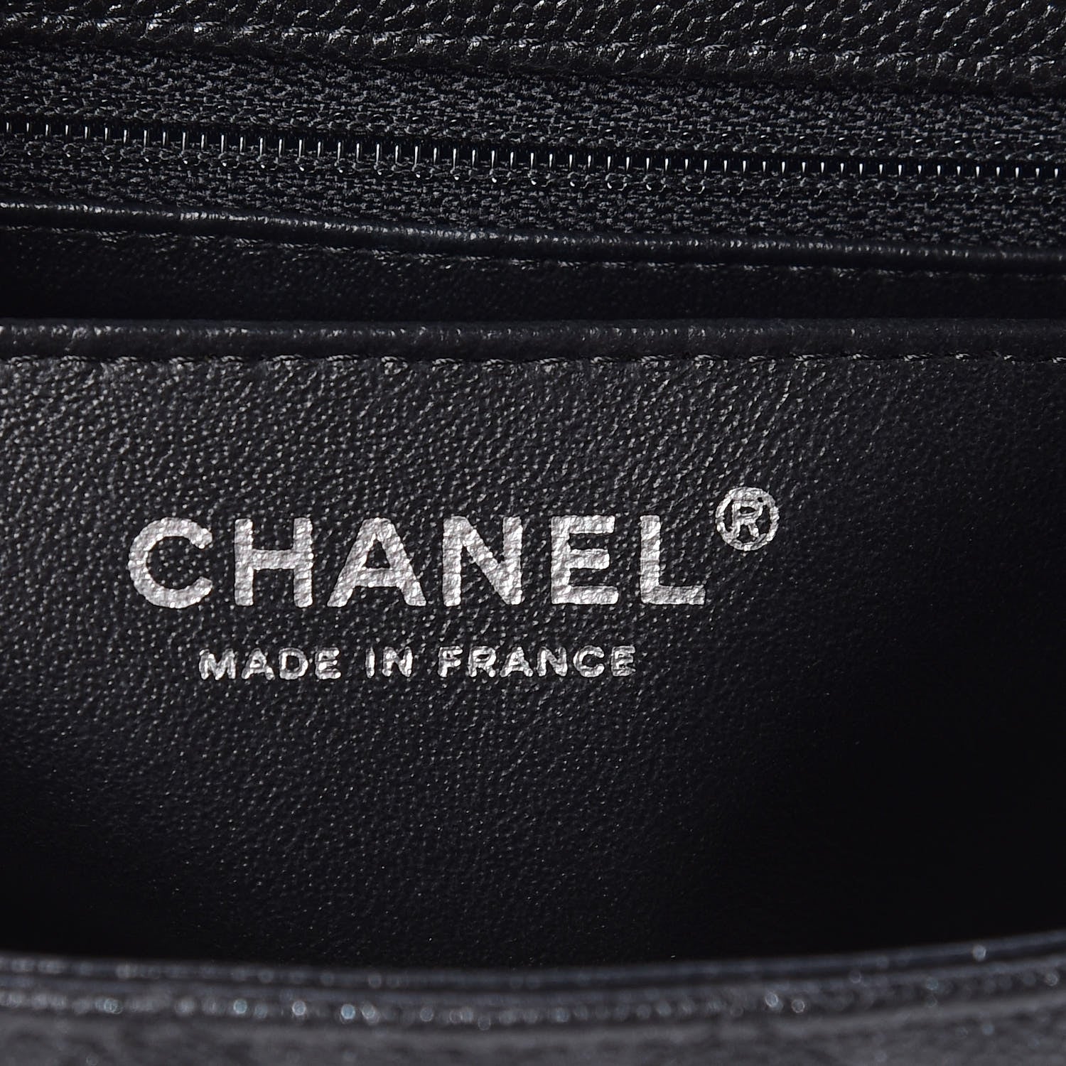 Chanel Iridescent Caviar Quilted Mini Rectangular Flap Black 6 of 10