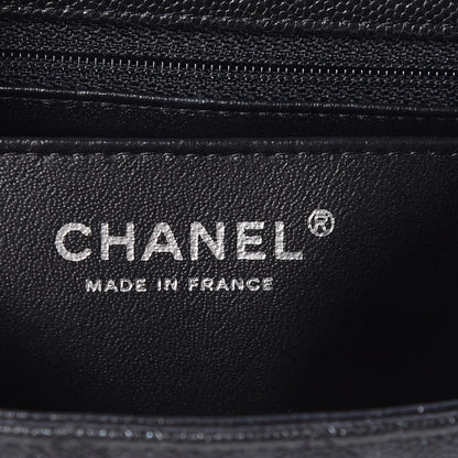 Chanel Iridescent Caviar Quilted Mini Rectangular Flap Black 6 of 10