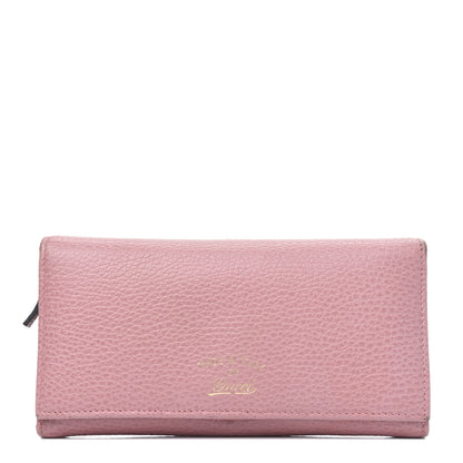 Gucci Dollar Calfskin Continental Wallet Soft Pink 1 of 5
