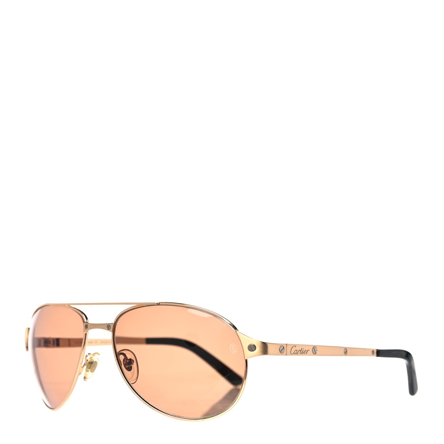 Santos Dumont Vendome Aviator Sunglasses 3592554 Gold