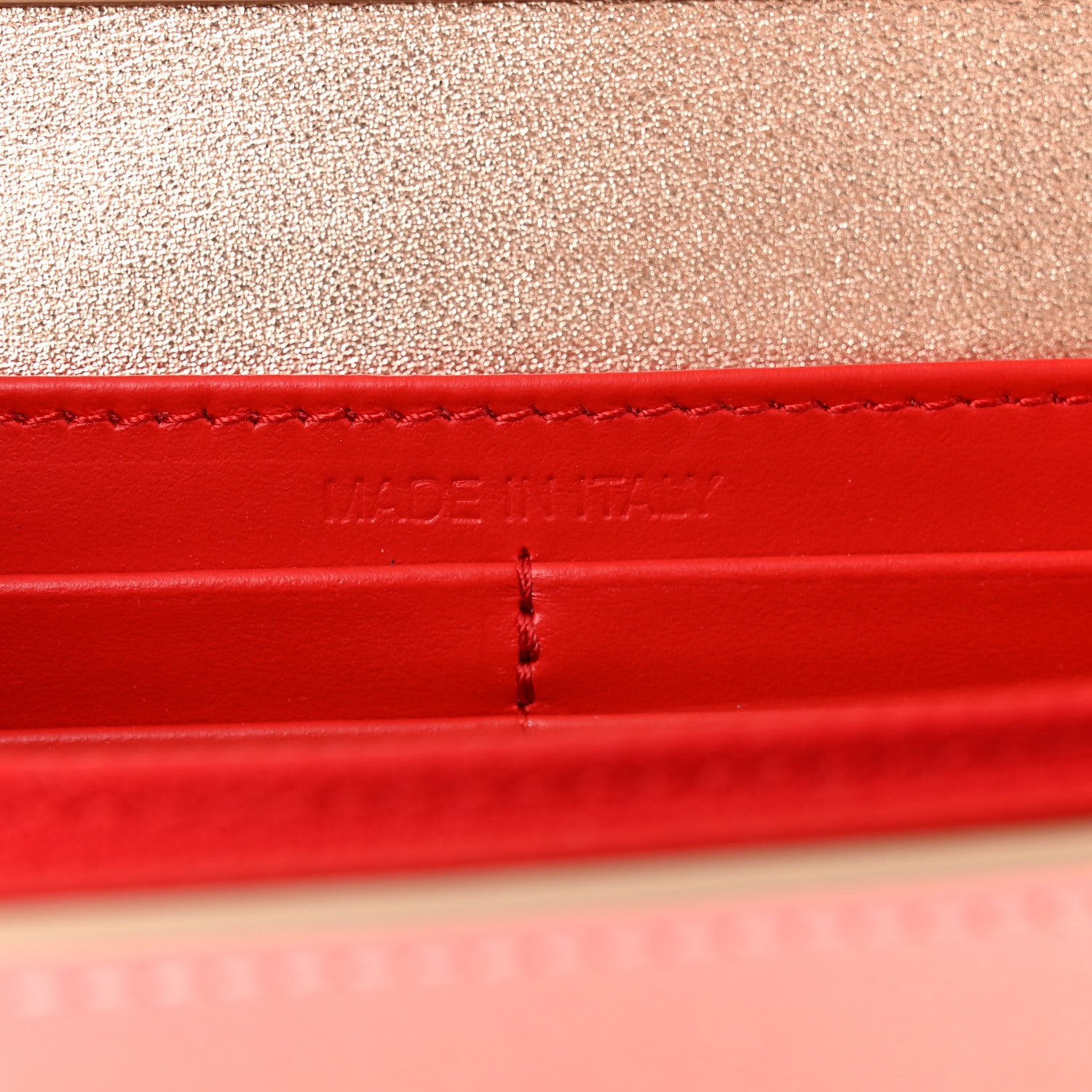 Christian Louboutin Mirror Degrade Spikes Loubinthesky Paloma Clutch Leche Gold 7 of 11