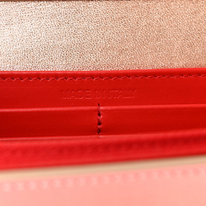 Christian Louboutin Mirror Degrade Spikes Loubinthesky Paloma Clutch Leche Gold 7 of 11
