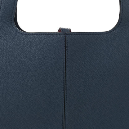 Celine Baby Grained Calfskin Medium Tri-Fold Bag Steel Blue 8 of 10