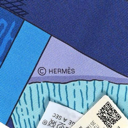 Hermes Silk Mors a Jouets Chemise Twilly Bleu Moyen Vert Turquoise 4 of 4