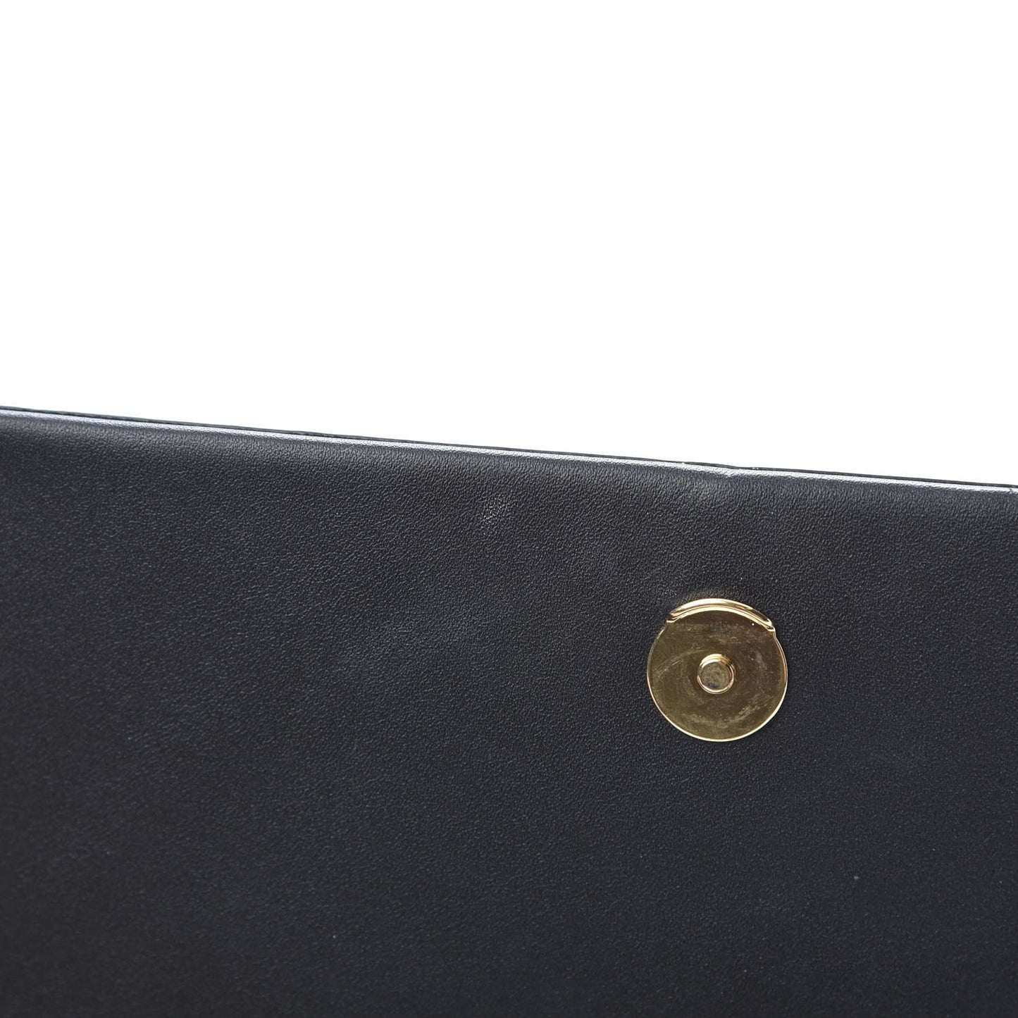 Smooth Calfskin Classic Monogram Kate Tassel Chain Wallet Black