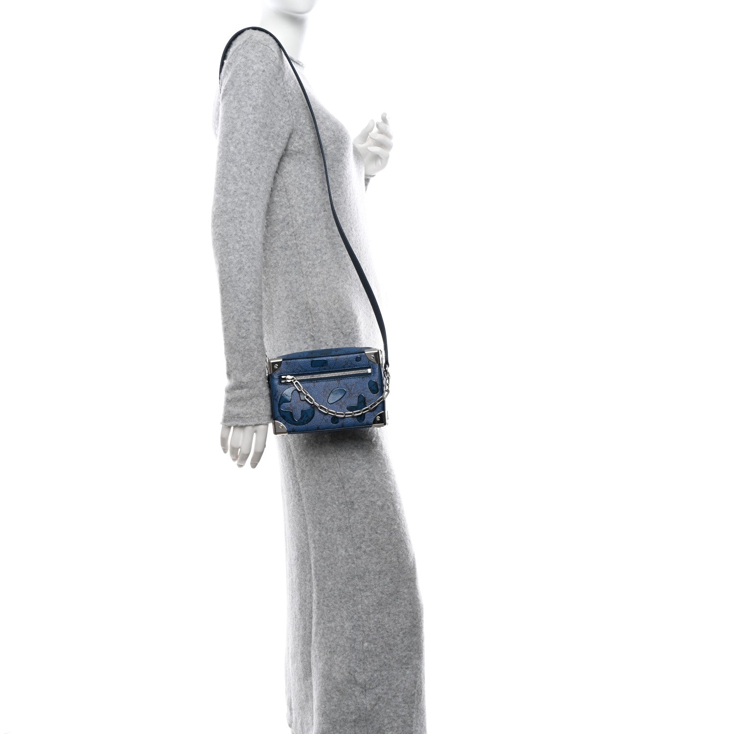 Louis Vuitton Monogram Aquagarden Mini Soft Trunk Abyss Blue 2 of 9