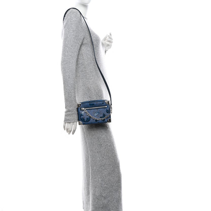 Louis Vuitton Monogram Aquagarden Mini Soft Trunk Abyss Blue 2 of 9