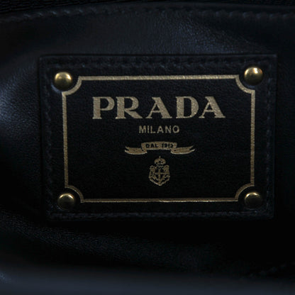 Prada Glace Calf Twin Pocket Tote Nero Black 8 of 8