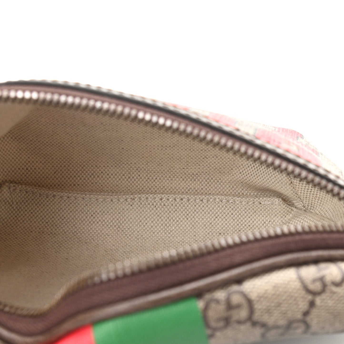 GG Supreme Monogram Textured Dollar Calfskin Gucci Tiger Belt Bag Beige Ebony Lobster Red New Shamarock New Acero