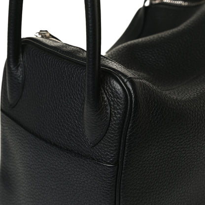Hermes Taurillon Clemence Lindy 30 Black 11 of 15