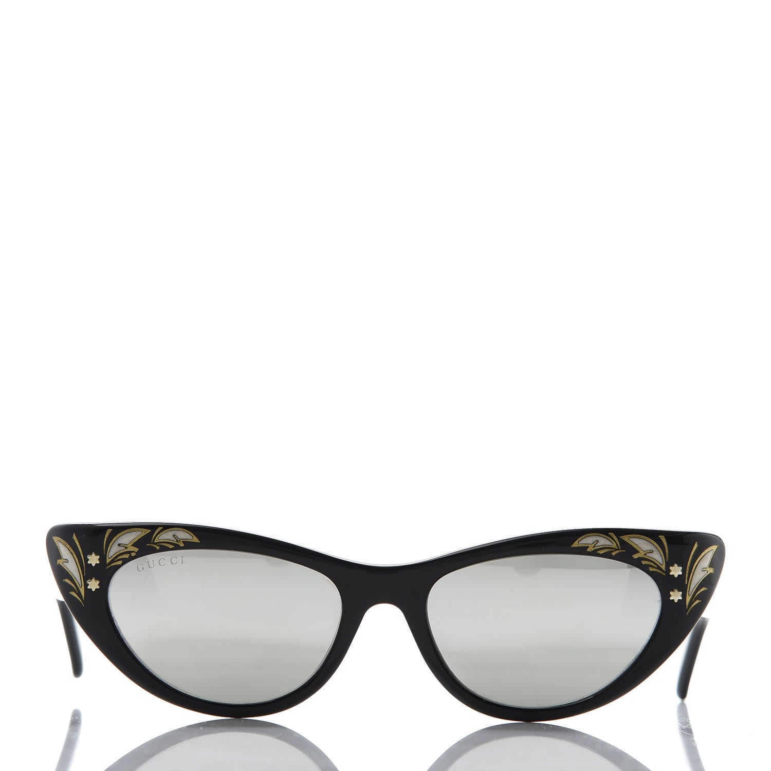 Gucci Acetate Cat Eye GG0089S Sunglasses Black 2 of 9