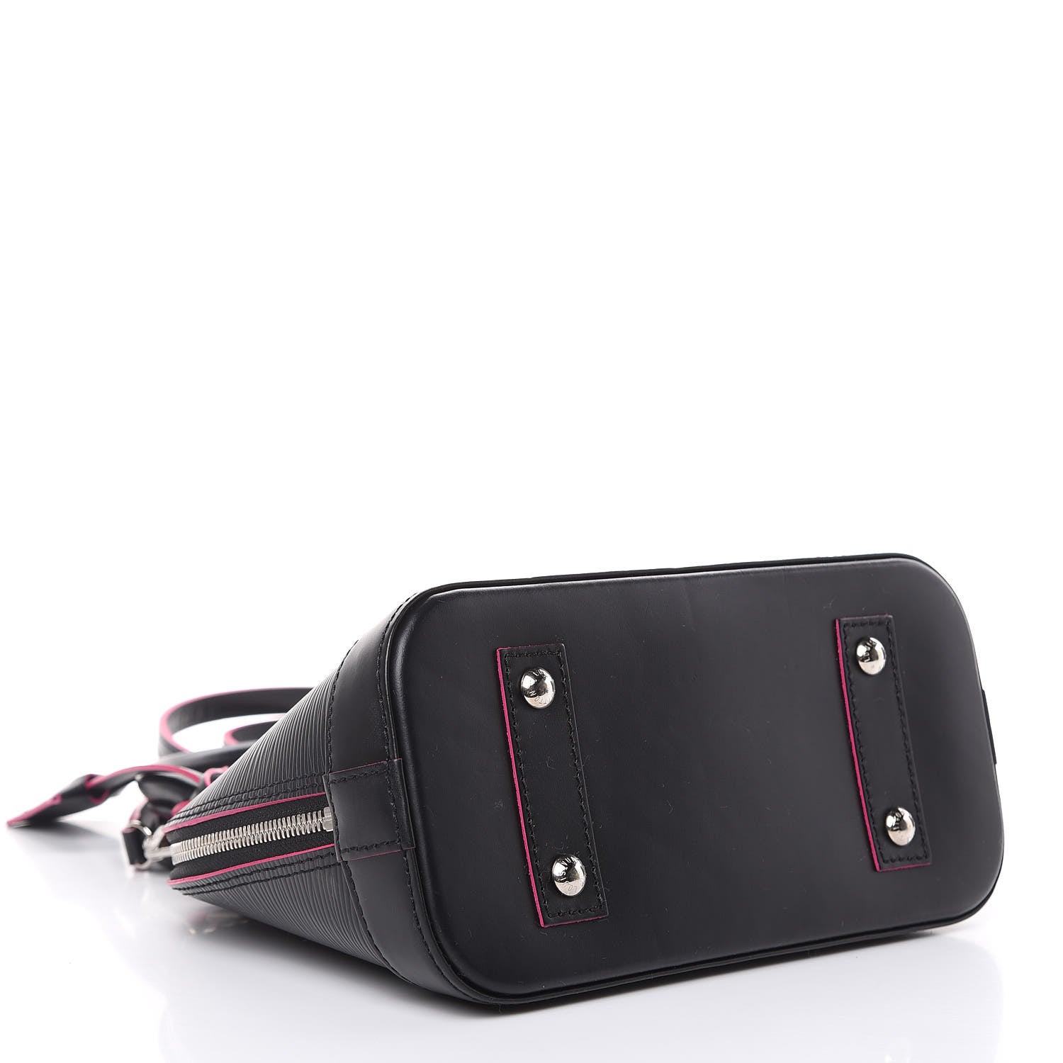 Louis Vuitton Epi Alma BB Black Hot Pink 4 of 11