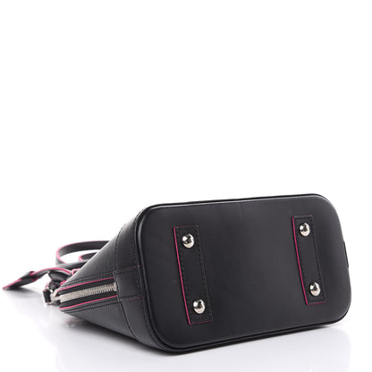 Louis Vuitton Epi Alma BB Black Hot Pink 4 of 11