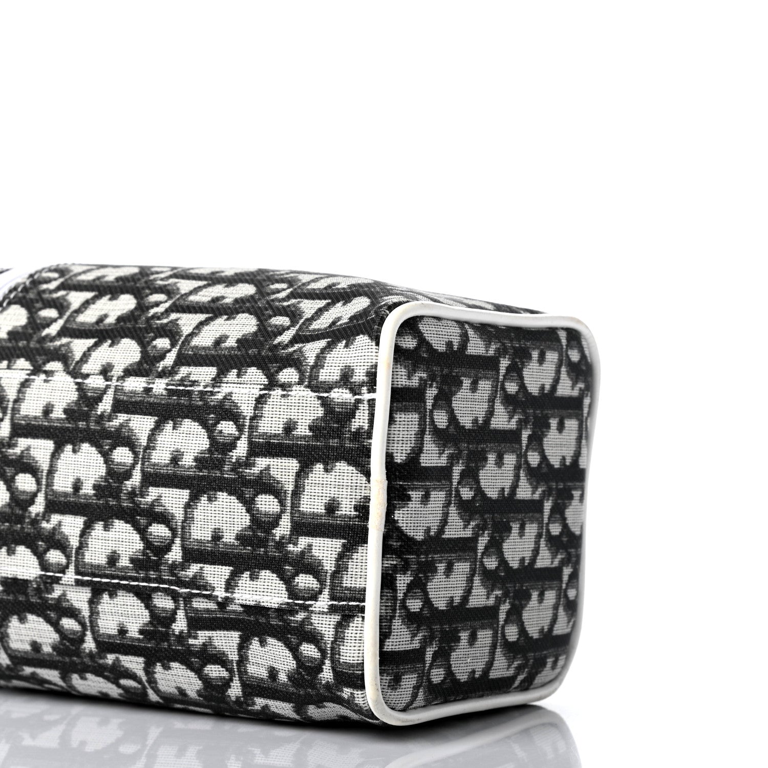 Christian Dior Monogram Vanity Case Black White 10 of 10