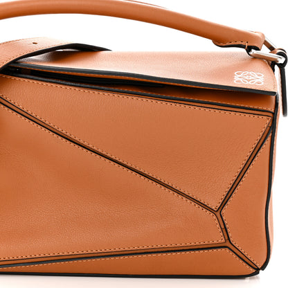Loewe Calfskin Small Puzzle Bag Tan 8 of 10