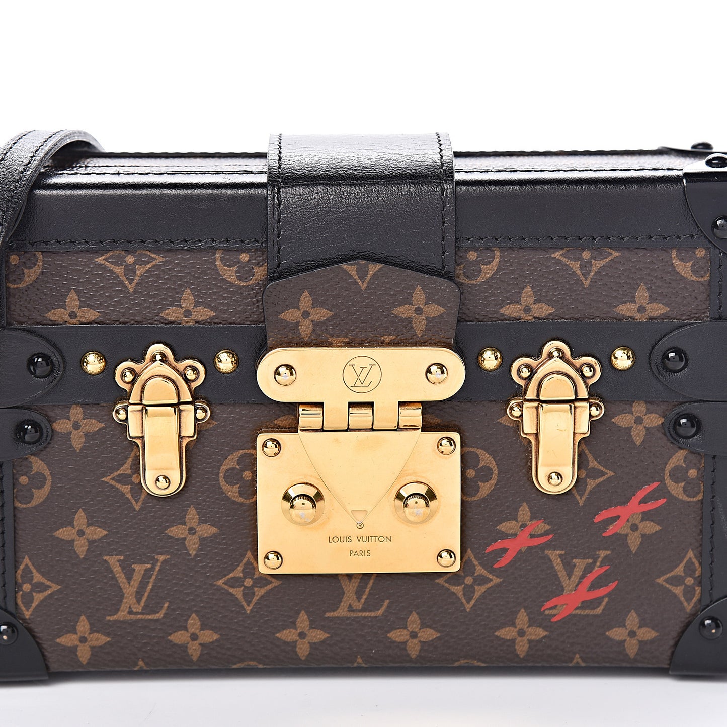 Monogram Petite Malle Black