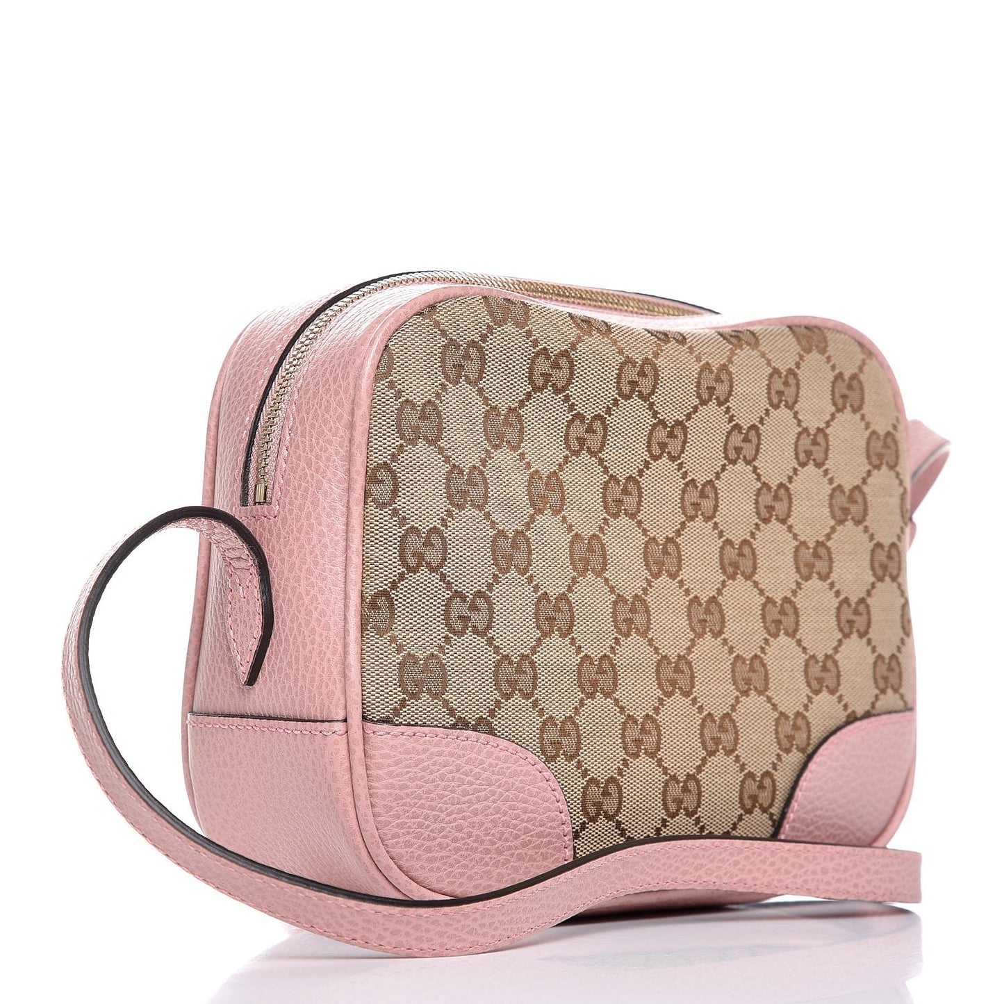 Monogram Mini Bree Messenger Bag Beige Soft Pink