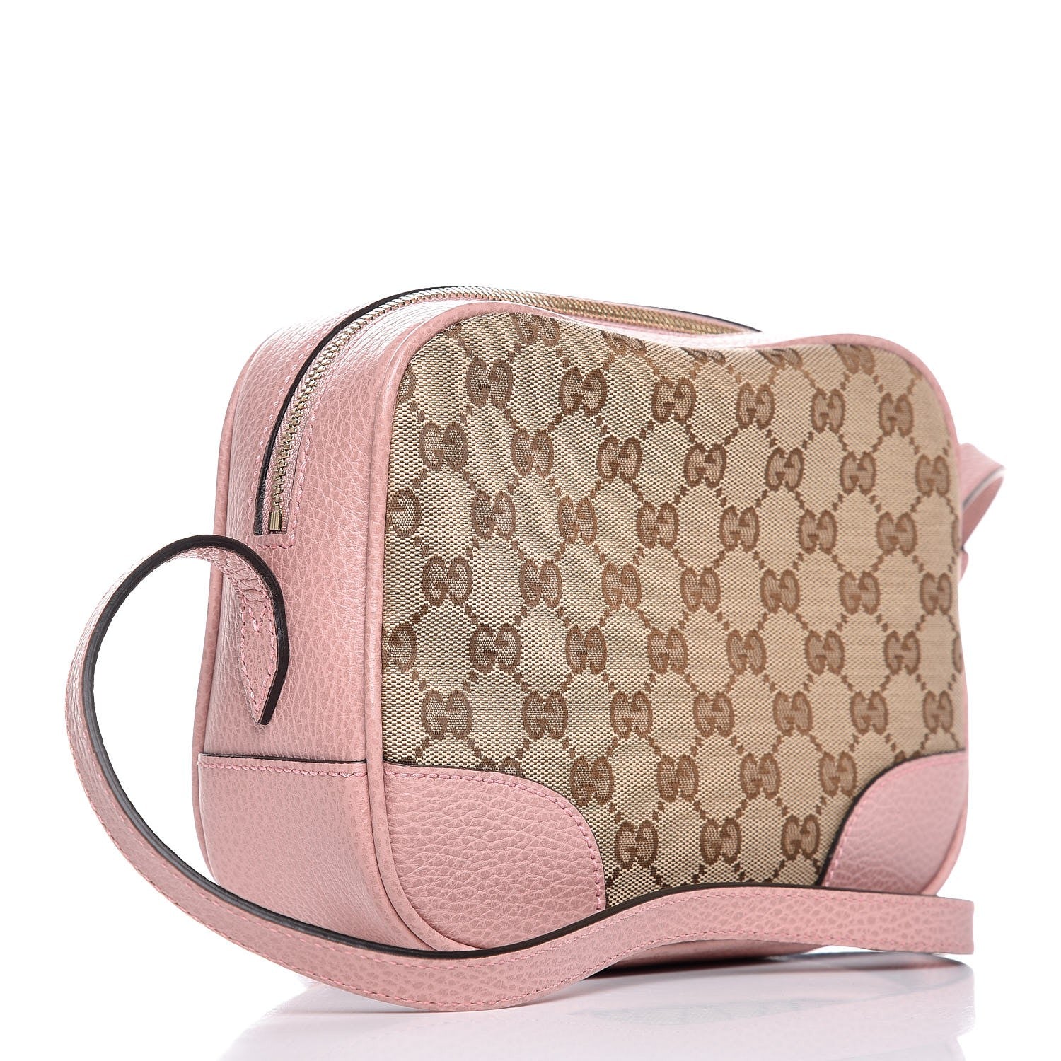 Gucci Monogram Mini Bree Messenger Bag Beige Soft Pink 3 of 9