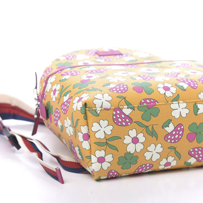 Gucci Canvas Childrens Flower Mushroom Print Backpack 8 of 9