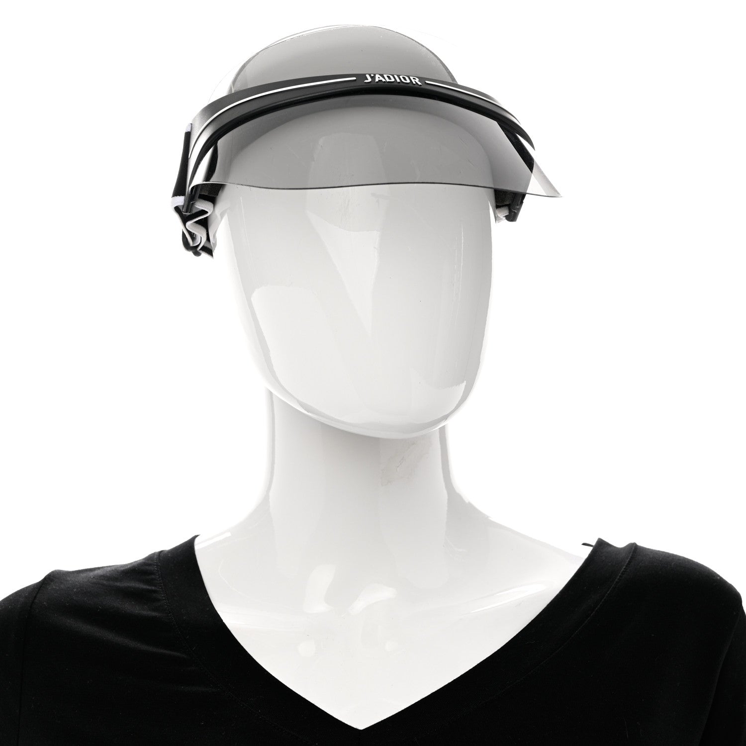 Christian Dior Mirrored DiorClub1 Sun Visor Black 2 of 11