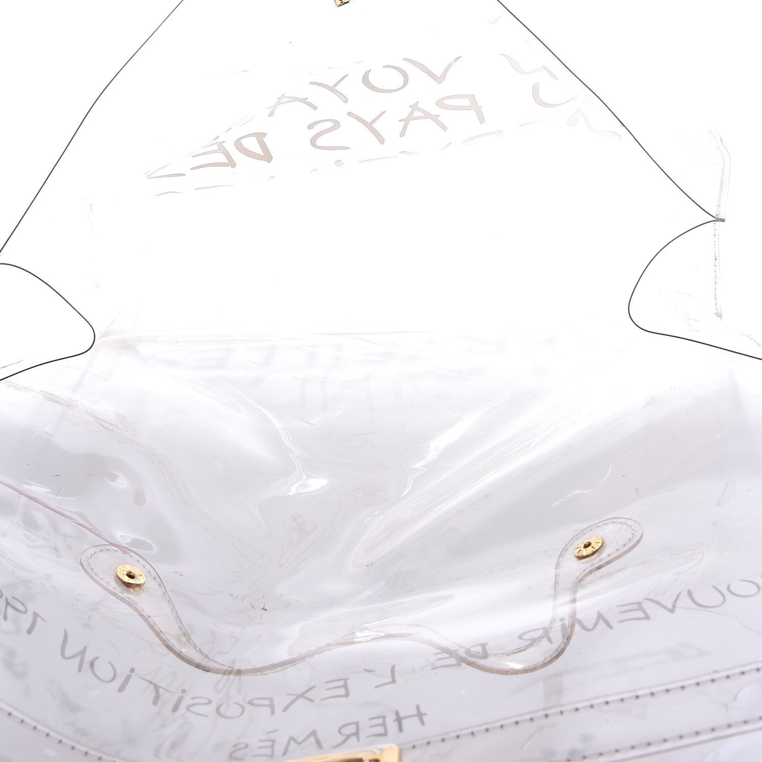 Hermes Vinyl Souvenir De L'Exposition Kelly Transparent 6 of 11