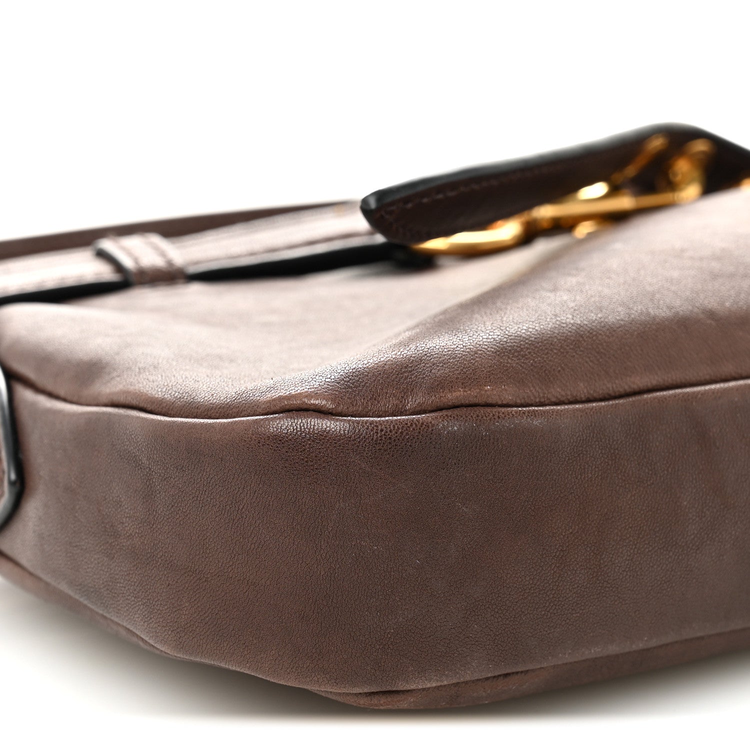 Miu Miu Nappa Aviator Regular Aventure Shoulder Bag Briarwood 8 of 11