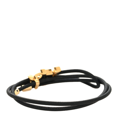 Louis Vuitton Calfskin LV Bloom Bracelet Black 3 of 6