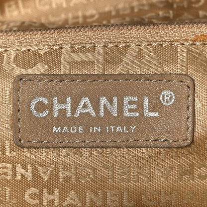 Chanel Caviar Square Stitched Bowler Beige 6 of 12