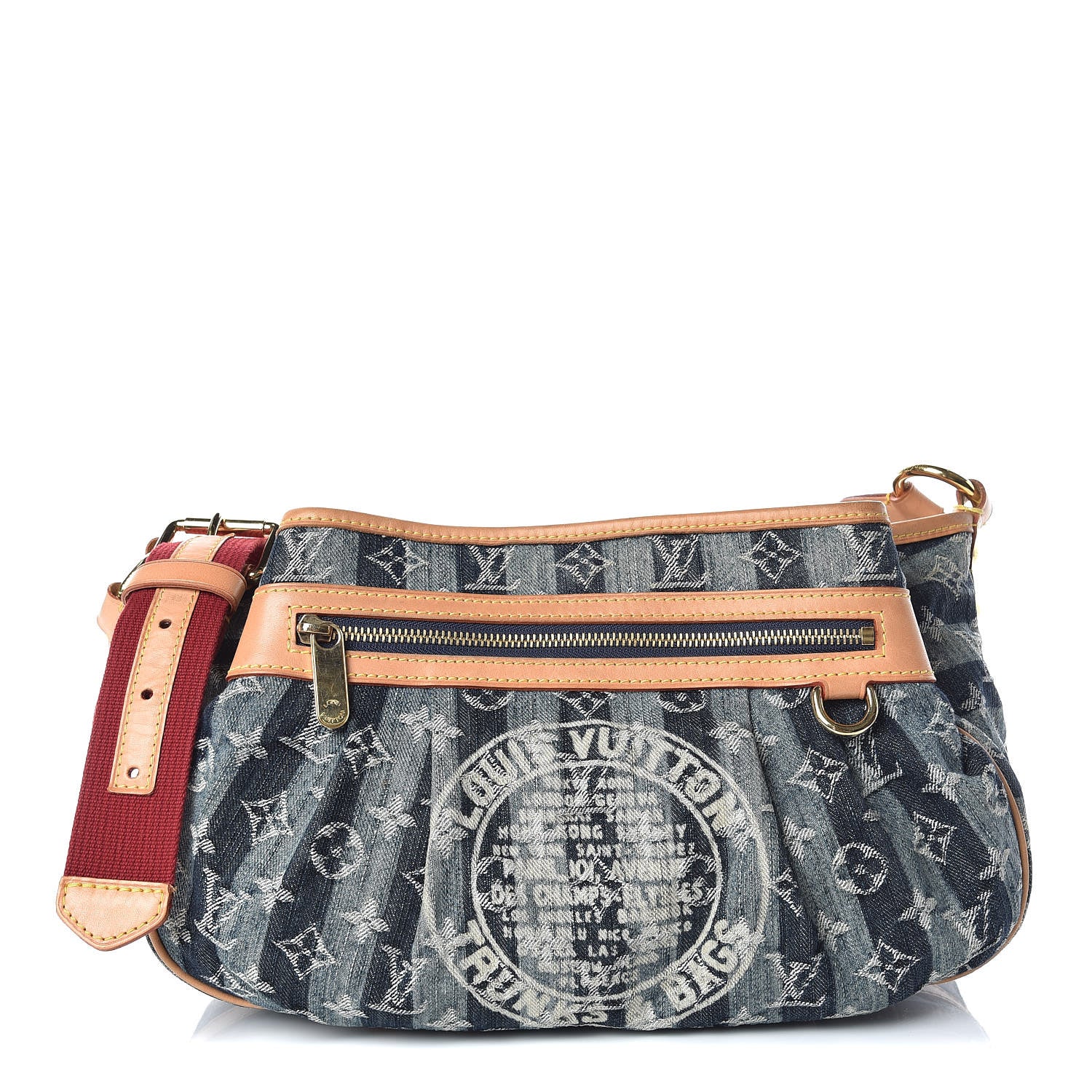 Louis Vuitton Denim Raye Porte Epaule MM 1 of 17