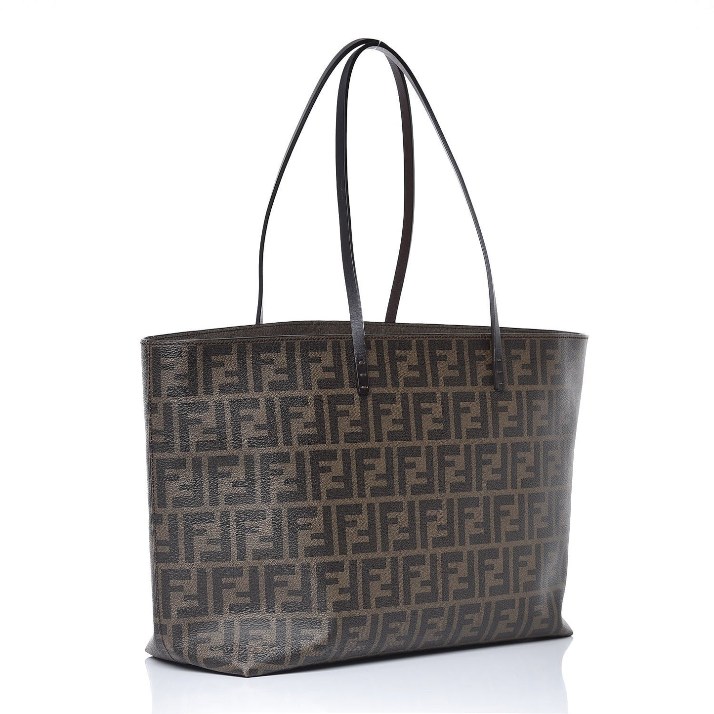 Zucca Spalmati Medium Roll Tote Tobacco Moro