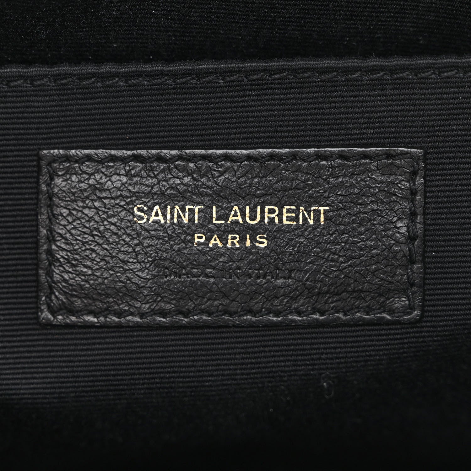 Saint Laurent Canvas Calfskin Monogram Lou Camera Bag Black Grey Cream 6 of 10