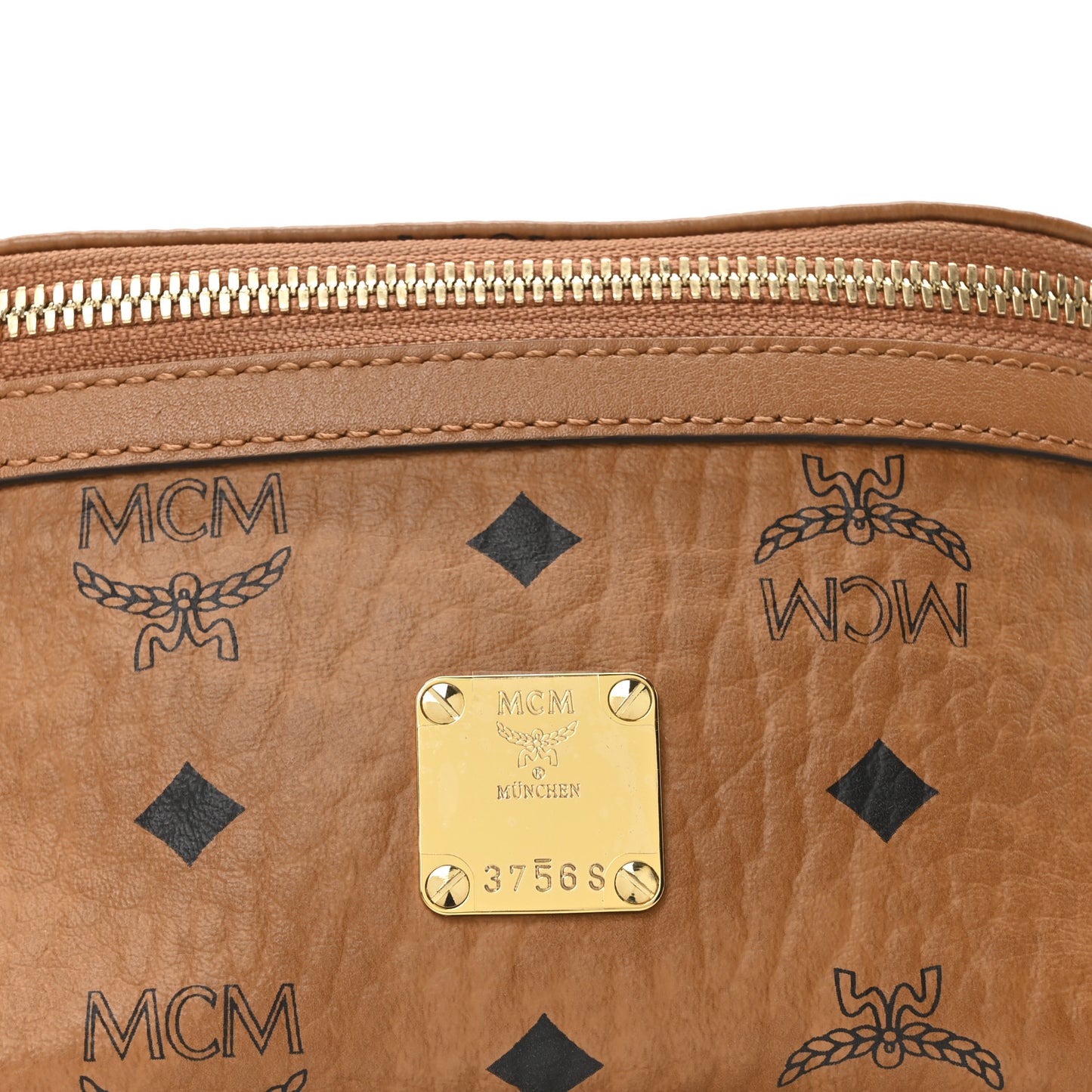 Visetos Small Fusten Belt Bag Cognac