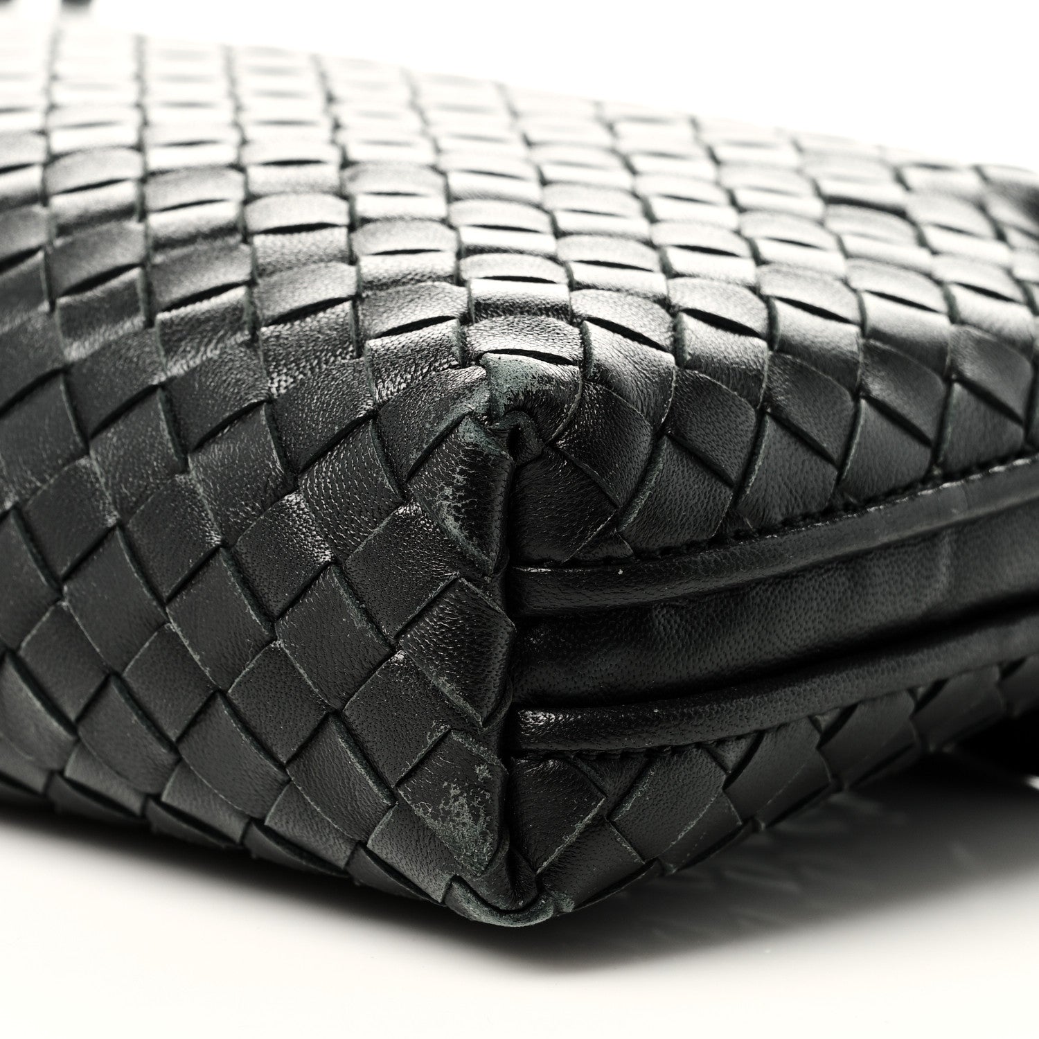 Bottega Veneta Nappa Intrecciato Nodini Crossbody Messenger Black 10 of 14