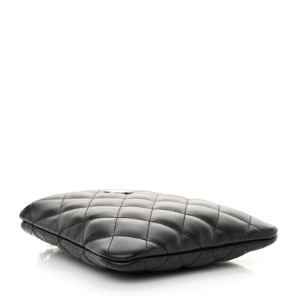 Chanel Lambskin Quilted Crossbody Bag Black 4 of 10