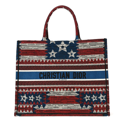 Christian Dior Canvas Embroidered Exclusive US Book Tote Multicolor 1 of 9