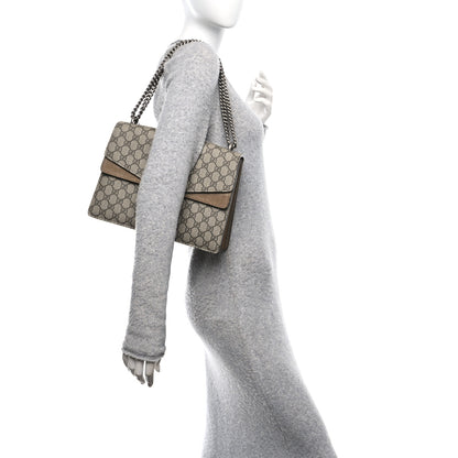 Gucci GG Supreme Monogram Medium Dionysus Shoulder Bag Taupe 2 of 10