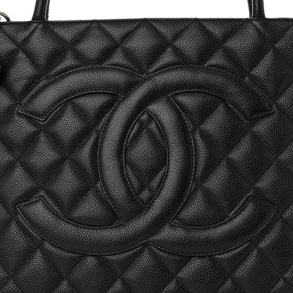 Chanel Caviar Quilted Medallion Tote Black 7 of 11
