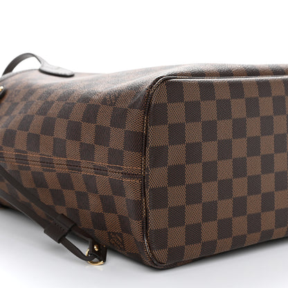 Louis Vuitton Damier Ebene Neo Neverfull MM Rose Ballerine 9 of 10