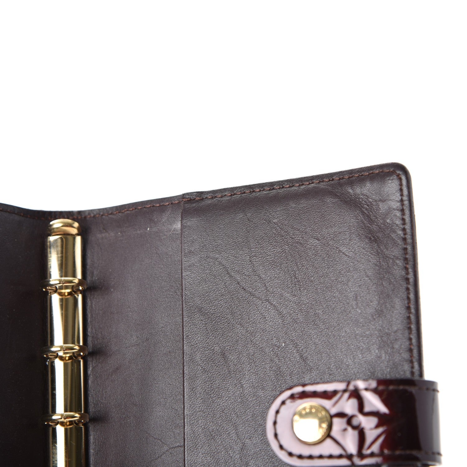 Louis Vuitton Vernis Small Ring Agenda Cover Amarante 8 of 8