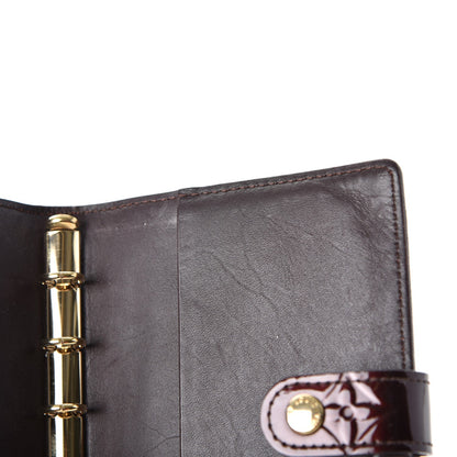 Louis Vuitton Vernis Small Ring Agenda Cover Amarante 8 of 8