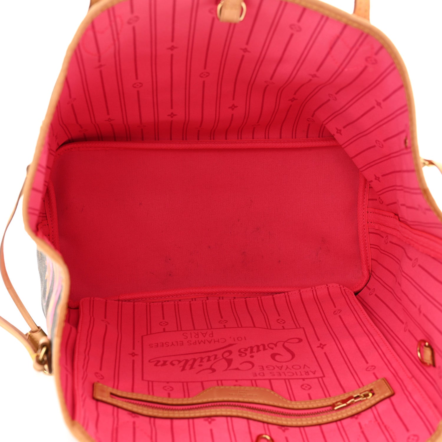 Louis Vuitton Monogram Roses Neverfull MM 5 of 12