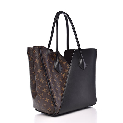 Louis Vuitton Calfskin Monogram Kimono Tote Black 3 of 12