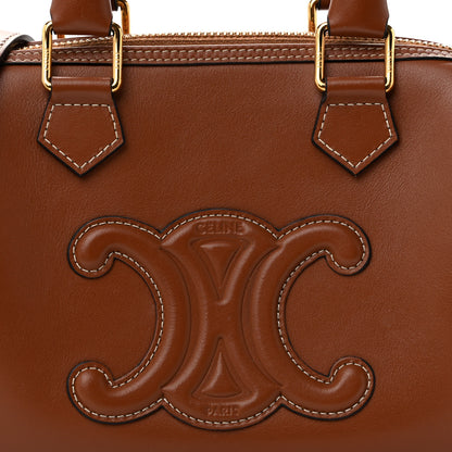 Celine Smooth Calfskin Triomphe Small Boston Bag Tan 7 of 11