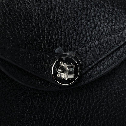 Hermes Taurillon Clemence Mini Lindy 20 Black 6 of 6