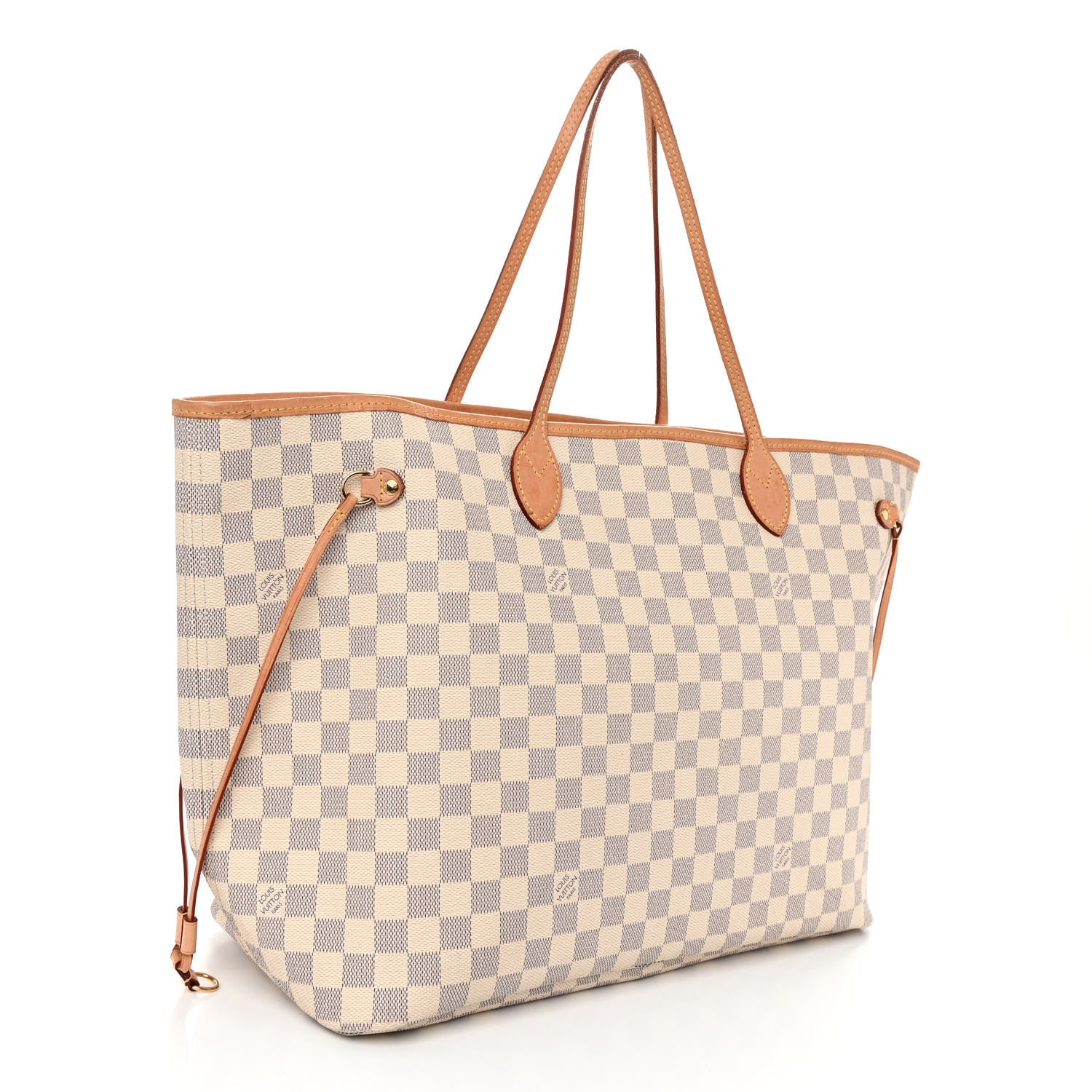 Louis Vuitton Damier Azur Neo Neverfull GM Rose Ballerine 4 of 16