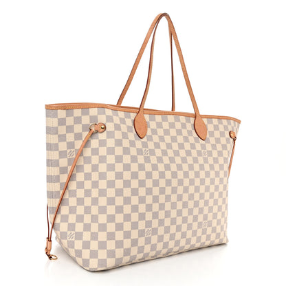 Louis Vuitton Damier Azur Neo Neverfull GM Rose Ballerine 4 of 16