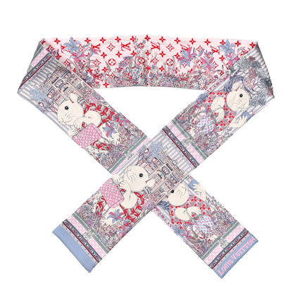 Louis Vuitton Silk Vuittonite Bandeau Blush 1 of 4