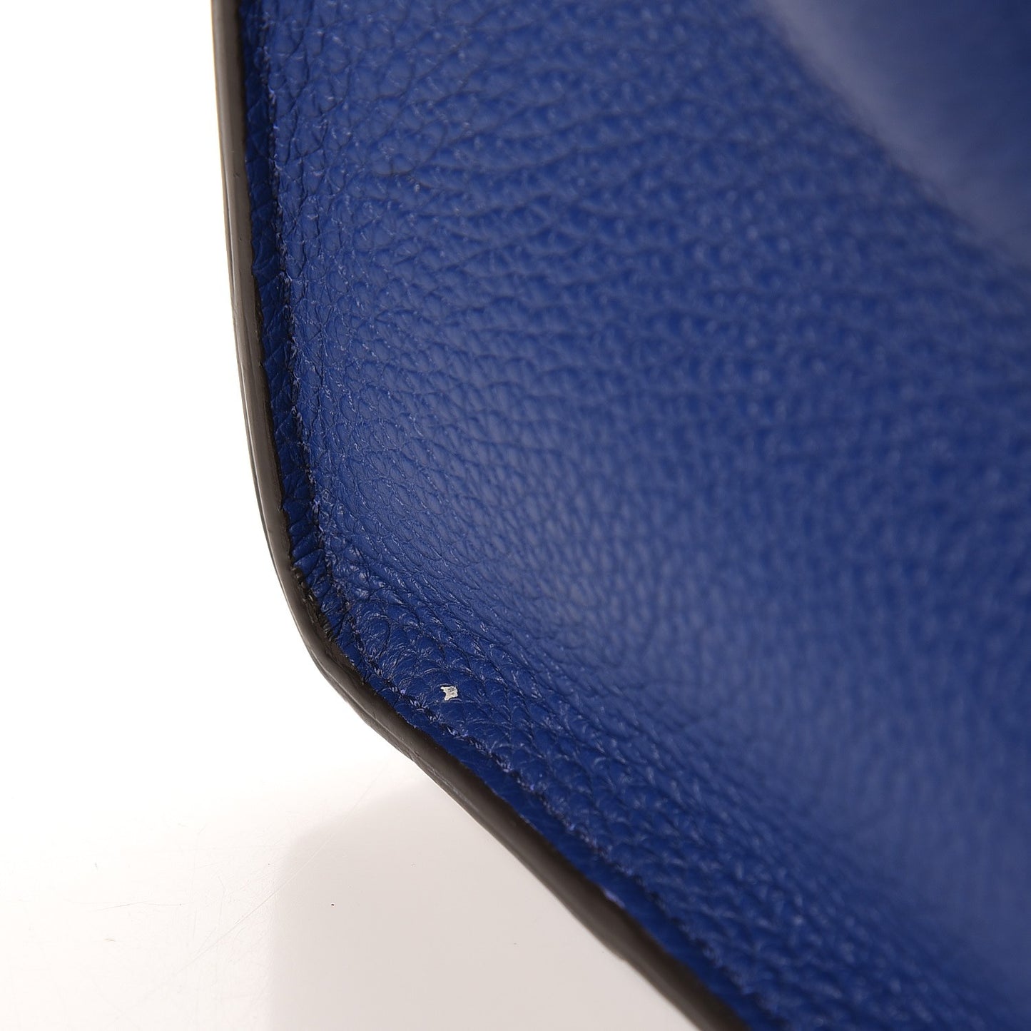 Drummed Calfskin Micro Luggage Indigo