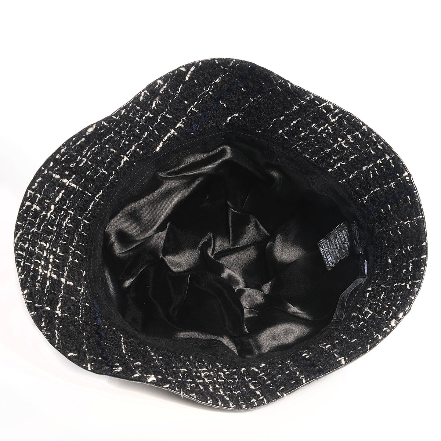 Vinyl Tweed Bucket Hat 58 Black