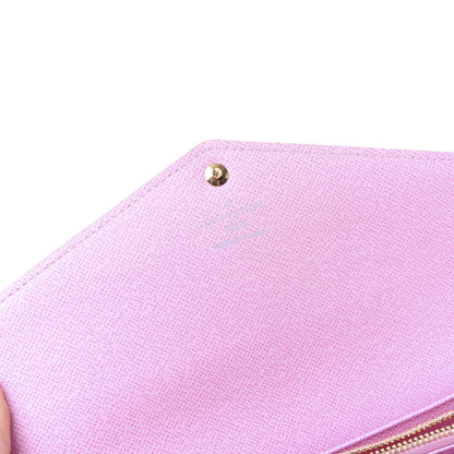 Louis Vuitton Multicolor Sarah Wallet NM White Litchi 7 of 8